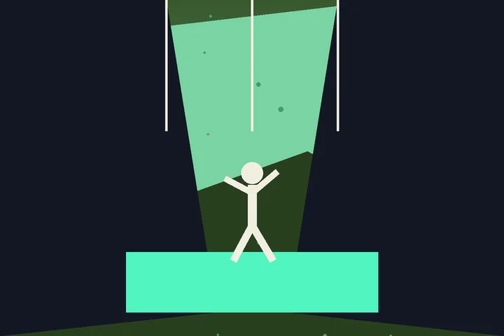 木偶戏舞台画面